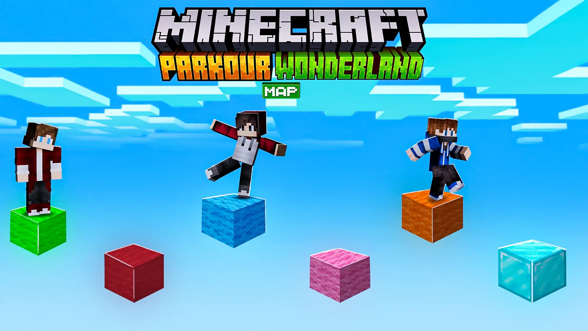 Minecraft Parkour Wonderland Map pic 8