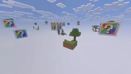 Rainbow Blocks Sky Block Map pic 2