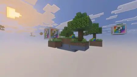 Rainbow Blocks Sky Block Map pic 3