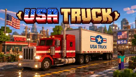 USA Truck With Trailer Addon pic 1