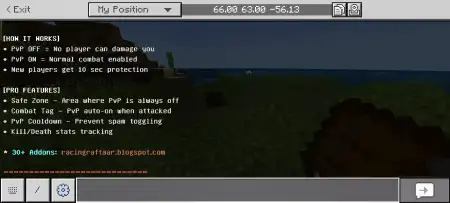 PVP Toggle - Player Protection Addon pic 3