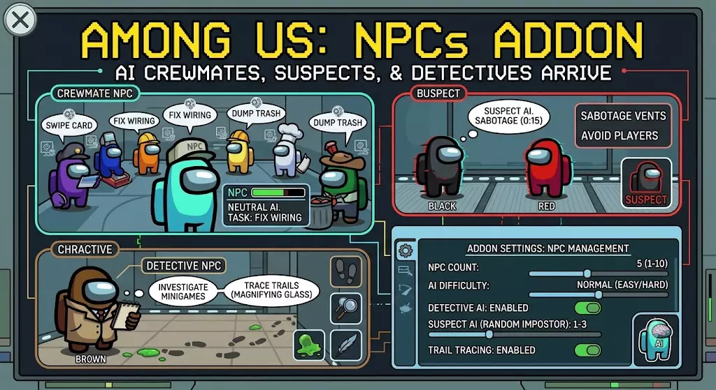 AmongUs NPCs (Among Between) Addon pic 4