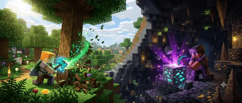 Chain Harvest: Achievement Friendly TreeCapitator & VeinMiner Addon pic 2
