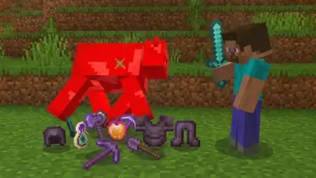 Killing Mobs Drops OP Items Addon pic 1