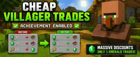 Cheap Villager Trades Addon pic 1