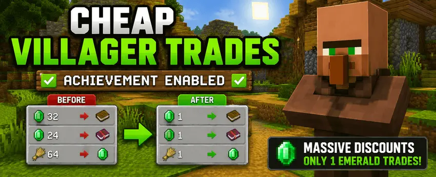 Cheap Villager Trades Addon pic 2