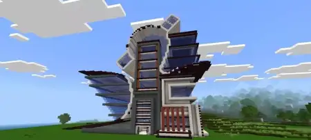 Hardcore Starter | Modern Futuristic Mansion Map pic 2
