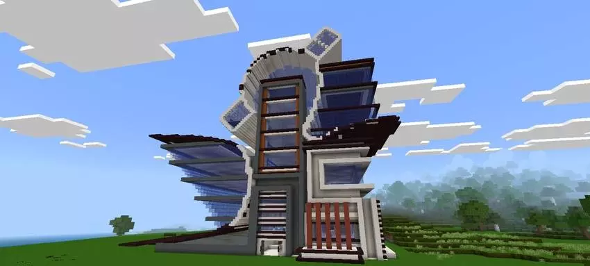 Hardcore Starter | Modern Futuristic Mansion Map pic 5