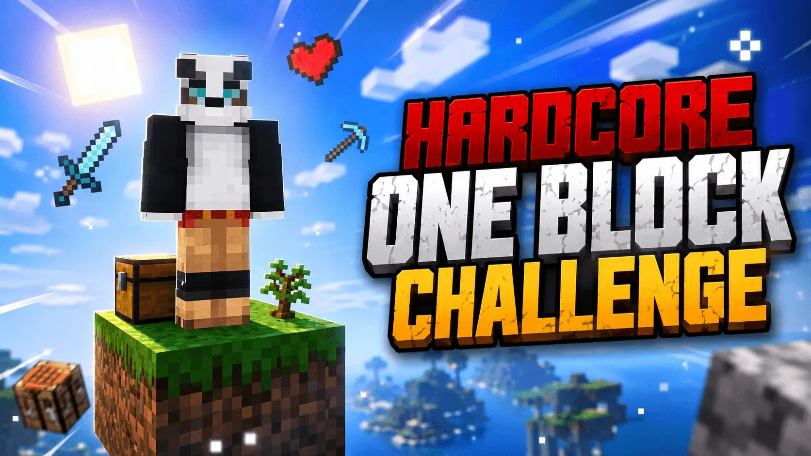 HARDCORE ONE BLOCK CHALLENGE Map pic 3