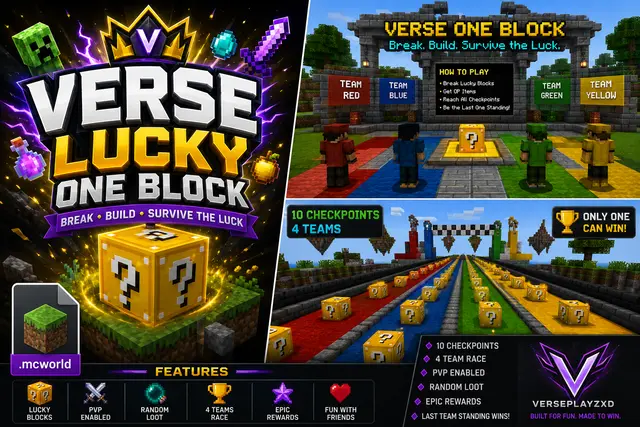 Lucky One Blocks Map pic 2