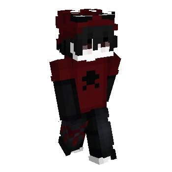 Red Black Anime Skin pic 4