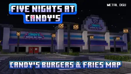 Candy's Burgers and Fries Map Five Nights at Candy's pic 1