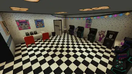 Candy's Burgers and Fries Map Five Nights at Candy's pic 2