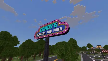 Candy's Burgers and Fries Map Five Nights at Candy's pic 4