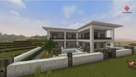 Modern House #27 (With Furnitures) Map pic 1