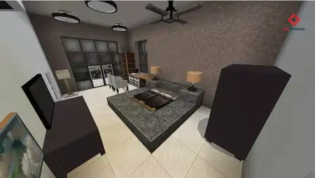 Modern House #27 (With Furnitures) Map pic 4