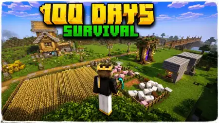 Survival World 100 Days Map pic 1