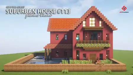 Survival Suburban House #113 Map pic 1