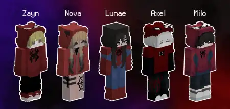 Spider-Fans Club (128x) Skin Pack pic 2