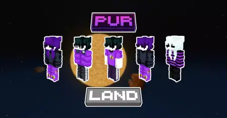 PurLand (The Hive Style) Skin Pack pic 1
