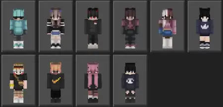 Trendy Fashion Teens Skin Pack pic 2