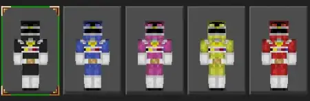Power Rangers in Space Skin Pack pic 2