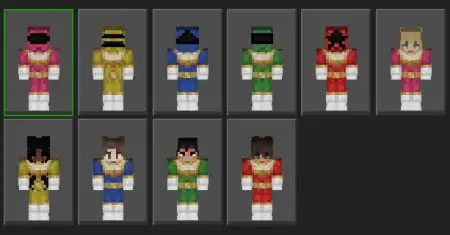 Power Rangers Zeo Skin Pack pic 2