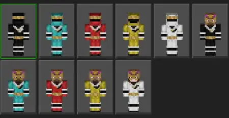 Mighty Morphin Alien Rangers Skin Pack pic 2