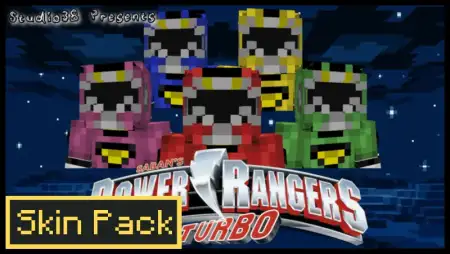 Power Rangers Turbo Skin Pack