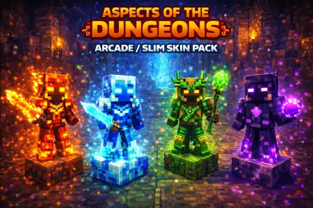 Aspects of the Dungeons Arcade / Slim Skin Pack