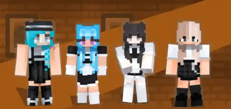 Anime Maids Skin Pack pic 2