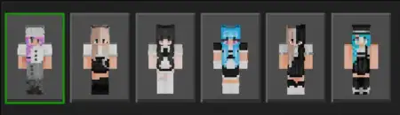 Anime Maids Skin Pack pic 3