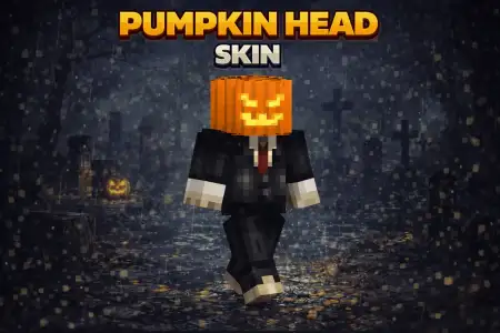 Pumpkin Head in a Suit Skin pic 1