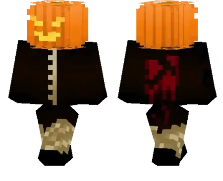Pumpkin Head in a Suit Skin pic 2
