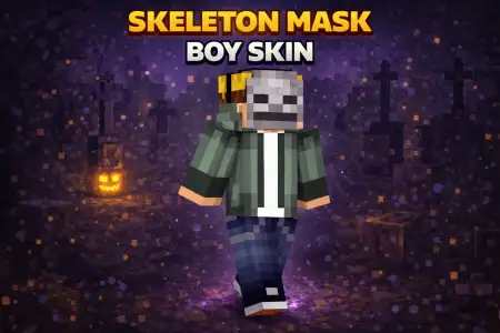 Skeleton Mask Boy Skin pic 1