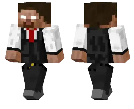 Fancy Herobrine Skin pic 2