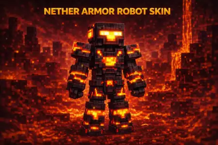 Nether Armor Robot Skin pic 1