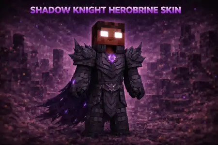Shadow knight Herobrine Skin pic 1