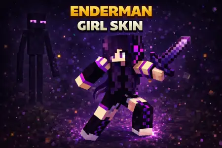 Enderman Girl Skin pic 1