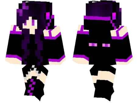 Enderman Girl Skin pic 2