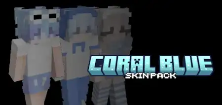 Coral Blue Skin Pack