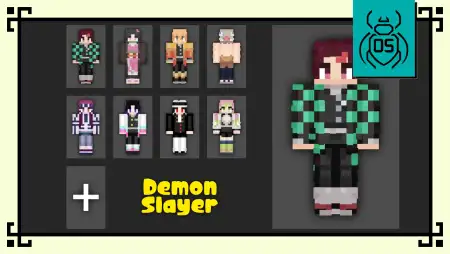 Demon Slayer Skin Pack pic 1