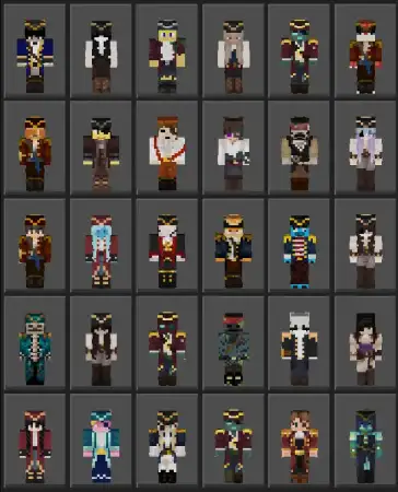 Pirates Collection Skin Pack pic 2