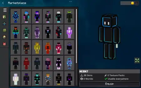 Neon Boys PVP Skin Pack pic 2