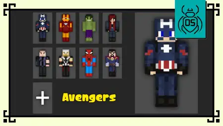 OS's Avengers Skin Pack pic 1