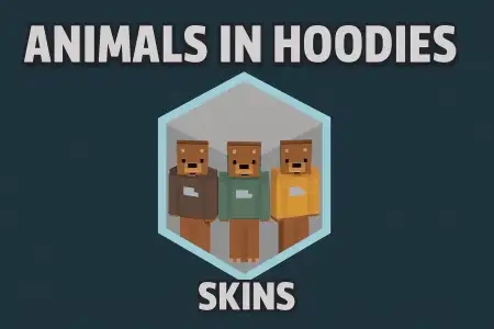 Animals In Hoodies Skin Pack