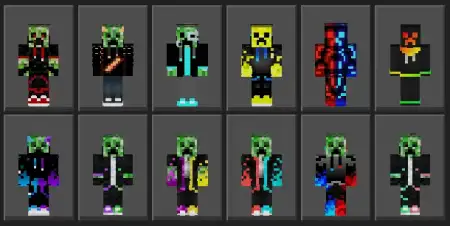 Creeper Gamers Skin Pack pic 2