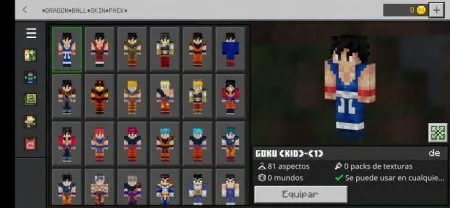 DragonBall Skin Pack pic 3