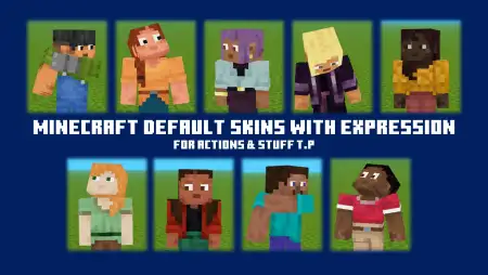 Main Characters With Expressions Skin Pack pic 1