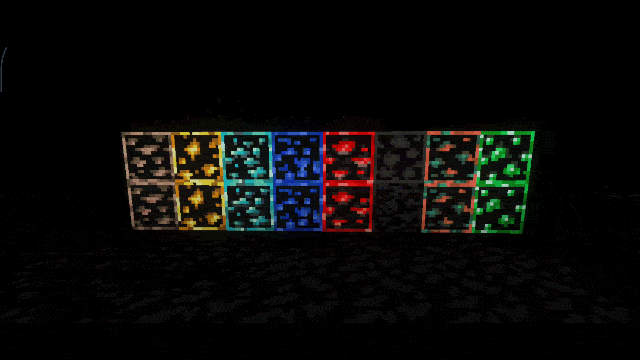 Animated Glowing Ores Addon / Texture Pack pic 1